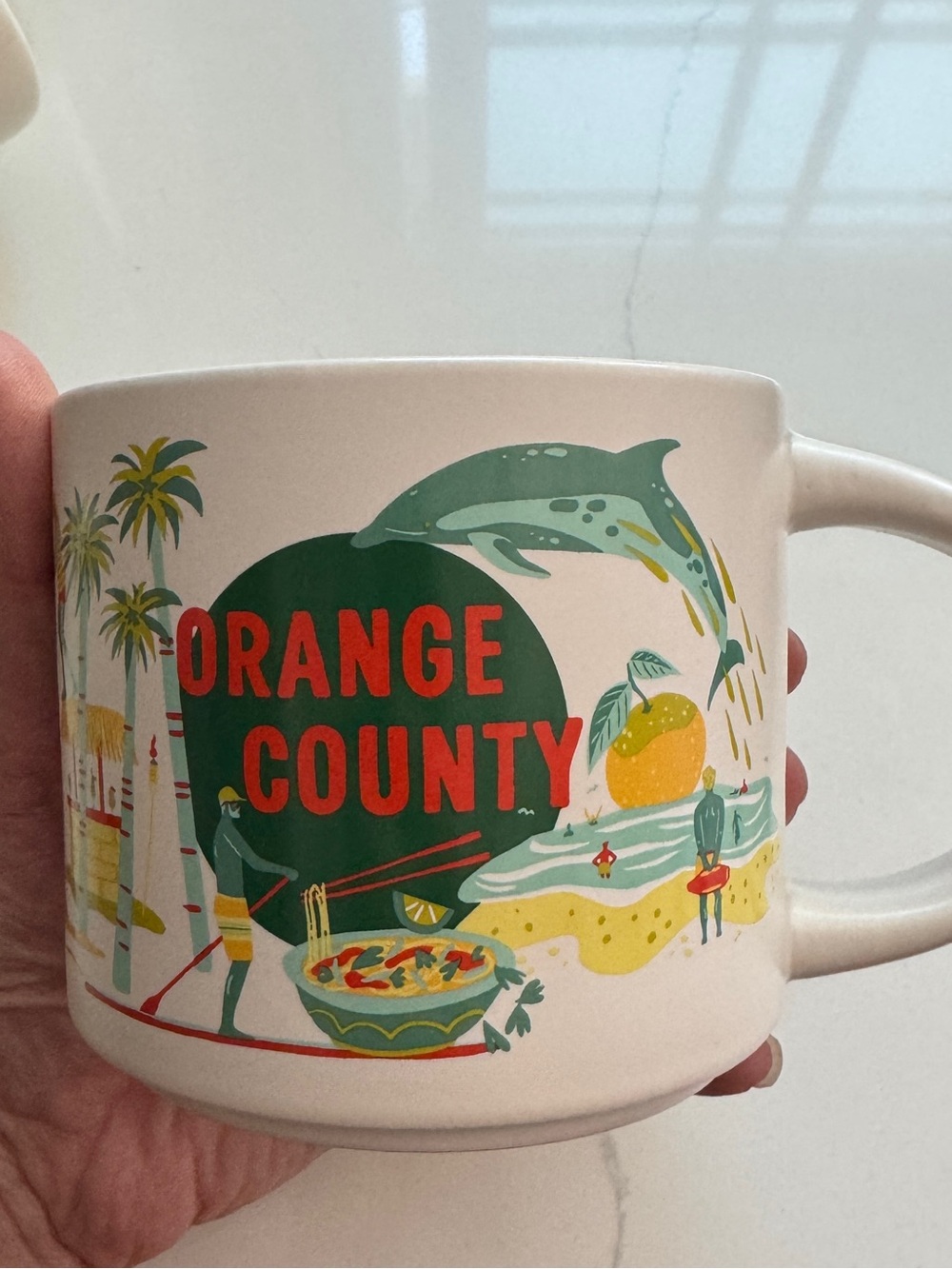 Starbucks Orange County Scenic Ceramic Coffee Mug